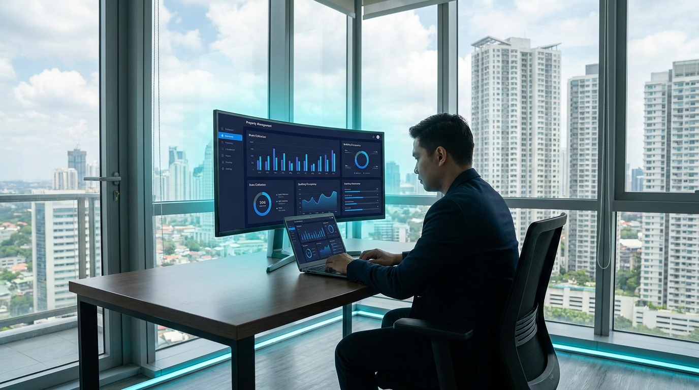 PropManage dashboard in use